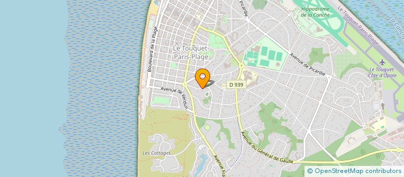 localisation de l'entreprise FONCIERE STONEHAM à LE TOUQUET-PARIS-PLAGE