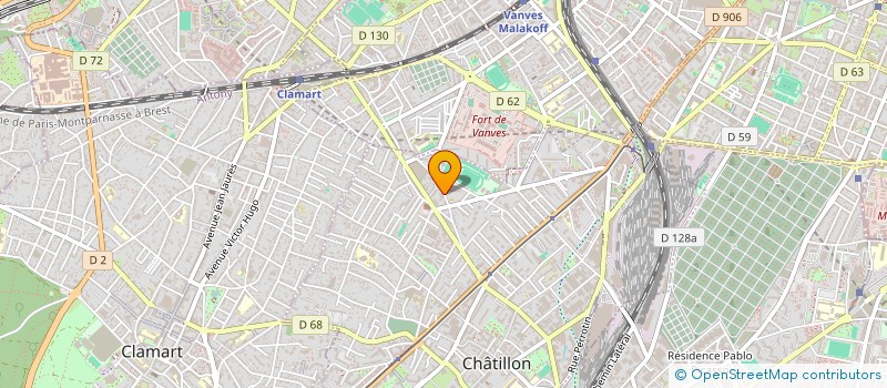 localisation de l'entreprise FONCIERE SUEUR  CHATILLON