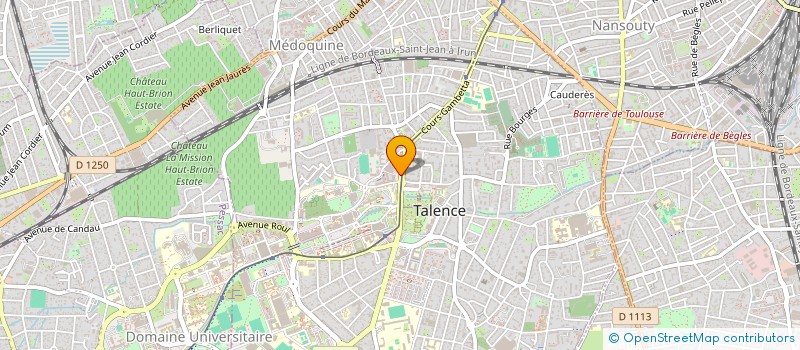 localisation de l'entreprise FONCIERE SUZON  TALENCE