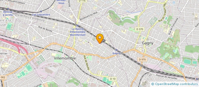 localisation de l'entreprise FONCIERE TADRES à VILLEMOMBLE