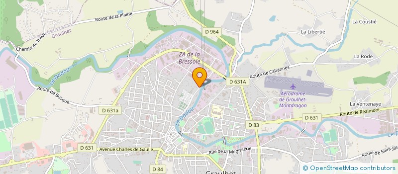 localisation de l'entreprise FONCIERE TARN  GRAULHET