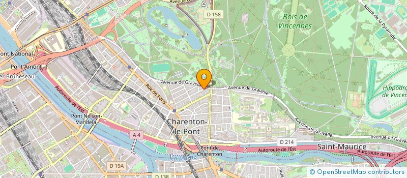 localisation de l'entreprise FONCIERE TAWFIK  CHARENTON-LE-PONT