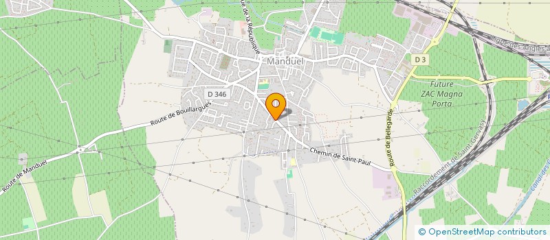 localisation de l'entreprise FONCIERE TERRES DU SUD  MANDUEL