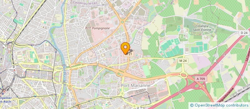 localisation de l'entreprise FONCIERE THELENE à MONTPELLIER