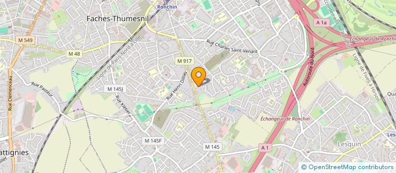 localisation de l'entreprise FONCIERE THEMIS RUEIL MALMAISON  RONCHIN