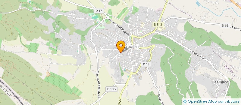 localisation de l'entreprise FONCIERE THIRREE à EGUILLES