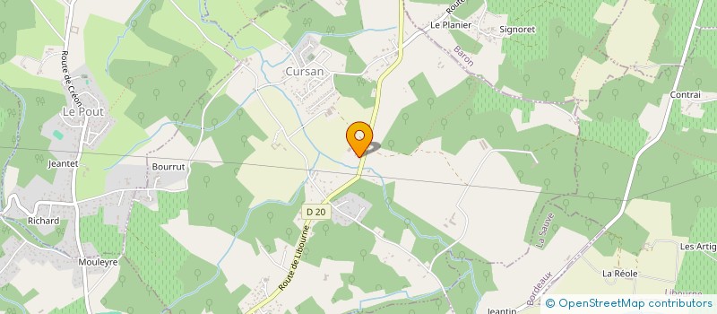 localisation de l'entreprise FONCIERE TITE  CURSAN