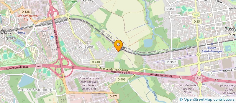 localisation de l'entreprise FONCIERE TJ-IMMO2  COLLEGIEN