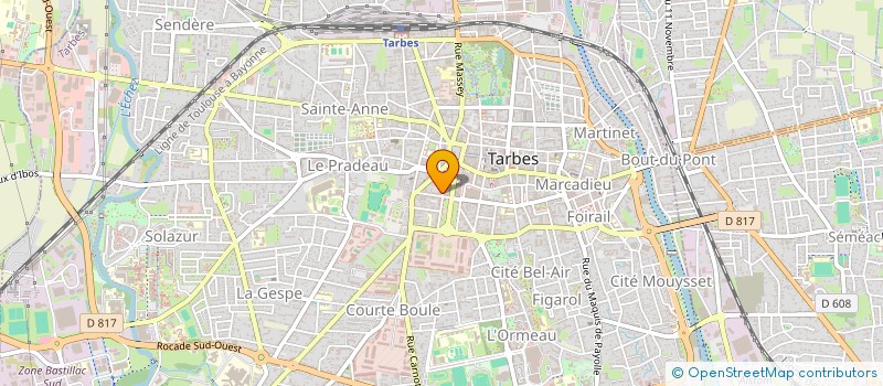 localisation de l'entreprise FONCIERE TOLSAN  TARBES