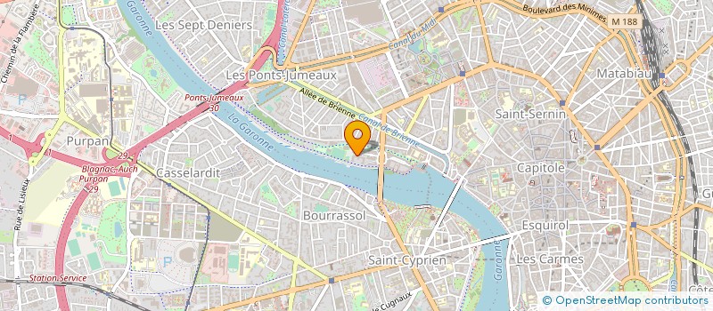 localisation de l'entreprise FONCIERE TOULOUSE OUEST à TOULOUSE