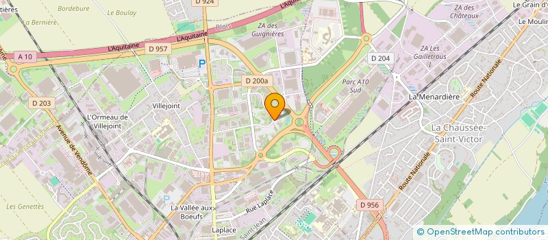 localisation de l'entreprise FONCIERE TOURISME DE LA REGION CENTRE-VAL DE LOIRE  BLOIS