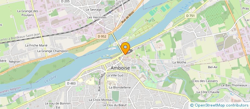 localisation de l'entreprise FONCIERE URBAINE LIBRE DE LA CONCORDE à AMBOISE