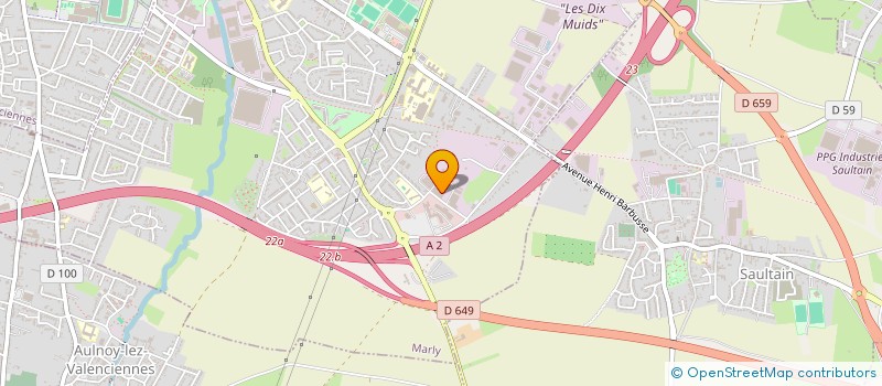 localisation de l'entreprise FONCIERE V-TRUCKS  MARLY