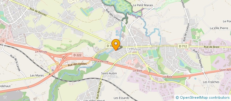 localisation de l'entreprise FONCIERE VAL JOSSELIN  YFFINIAC