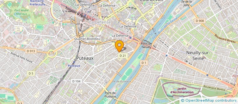 localisation de l'entreprise FONCIERE VANDEUIL à PUTEAUX