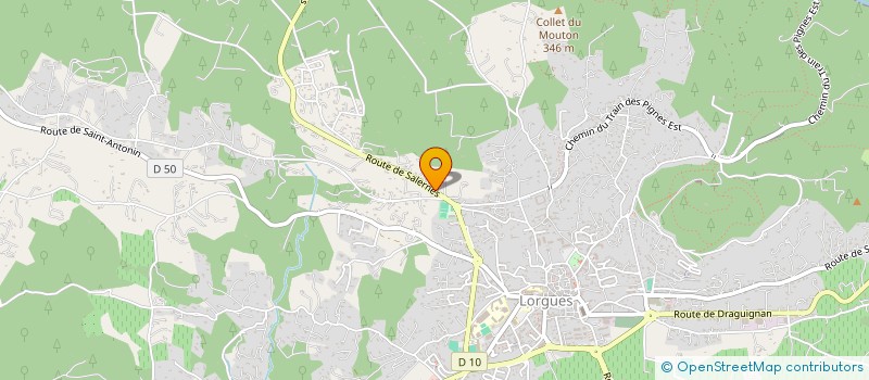 localisation de l'entreprise FONCIERE VAR RIVIERA  LORGUES