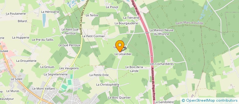 localisation de l'entreprise FONCIERE VECTRUS  SAINT BIEZ EN BELIN