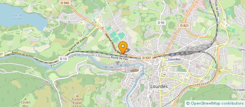 localisation de l'entreprise FONCIERE VENTURA  LOURDES