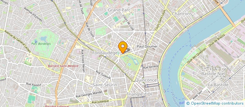 localisation de l'entreprise FONCIERE VM 2  BORDEAUX