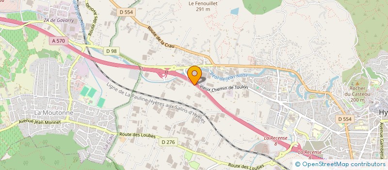 localisation de l'entreprise FONCIERE VV à HYERES