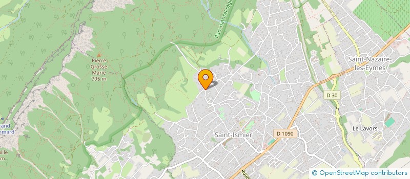 localisation de l'entreprise FONCIERE WILKOF à SAINT-ISMIER