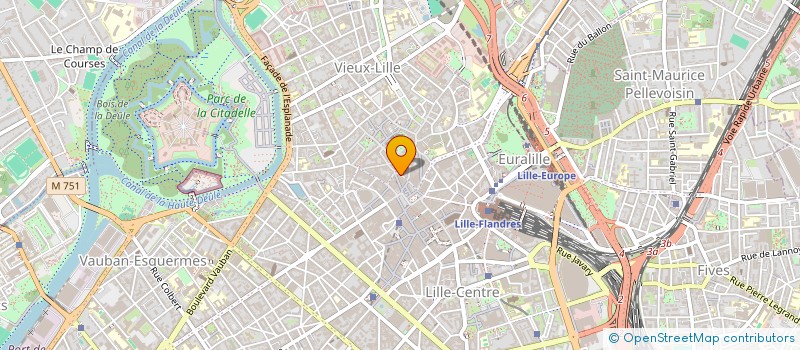 localisation de l'entreprise FONCIERE WINCITY à LILLE