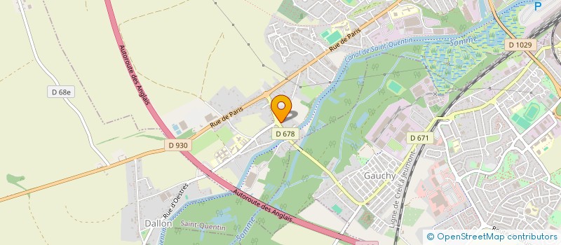 localisation de l'entreprise FONCIERE WLS à SAINT-QUENTIN