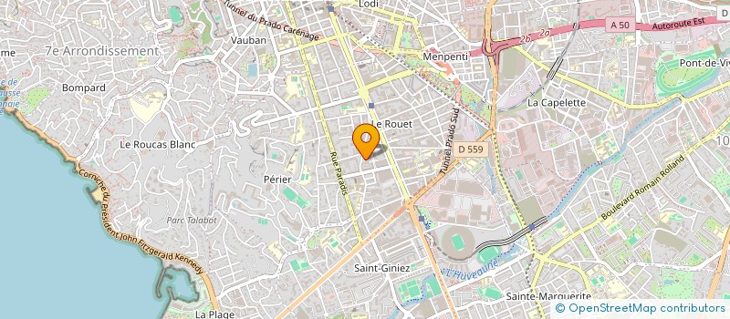 localisation de l'entreprise FONCIERE YAOUANC à MARSEILLE