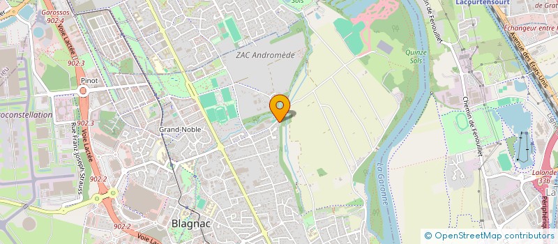 localisation de l'entreprise FONCIERE ZOE  BLAGNAC