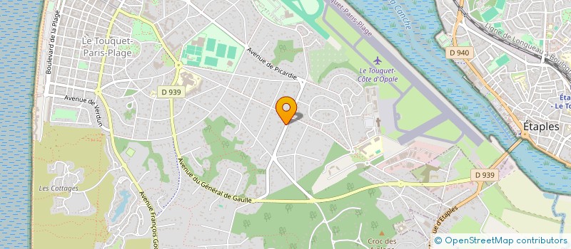 localisation de l'entreprise FONCIEREMENT GIRAFFE à LE TOUQUET-PARIS-PLAGE