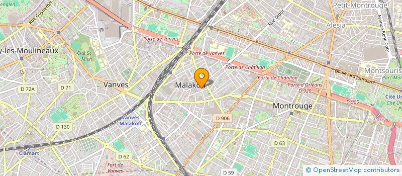 localisation de l'entreprise FONCIEREMENT MUSICAL  MALAKOFF