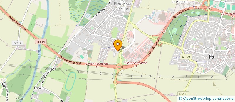 localisation de l'entreprise FONCIM  FLEURY-SUR-ORNE