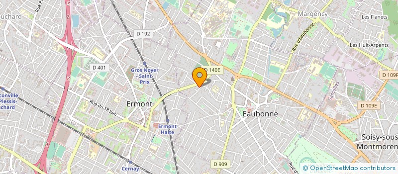 localisation de l'entreprise FONCINORD à EAUBONNE