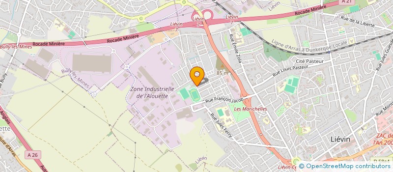 localisation de l'entreprise FONCLIEV GLOBAL  LIEVIN