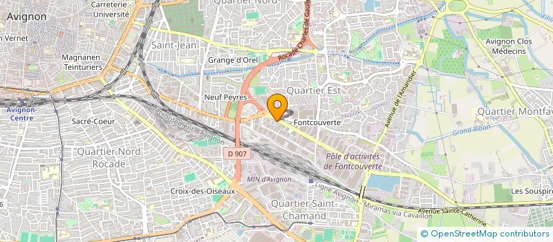 localisation de l'entreprise FONCOREST  AVIGNON