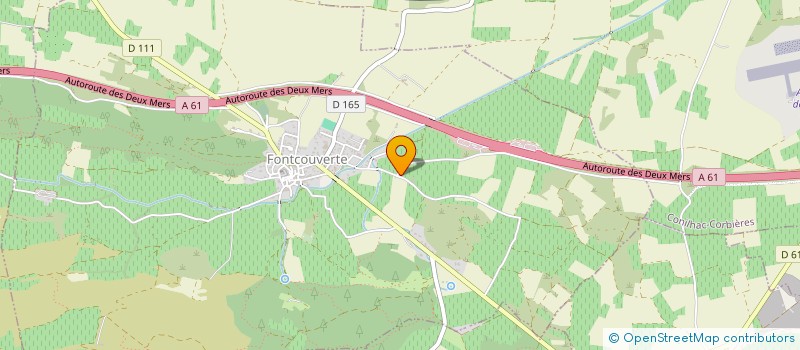 localisation de l'entreprise FONCOUV  FONTCOUVERTE