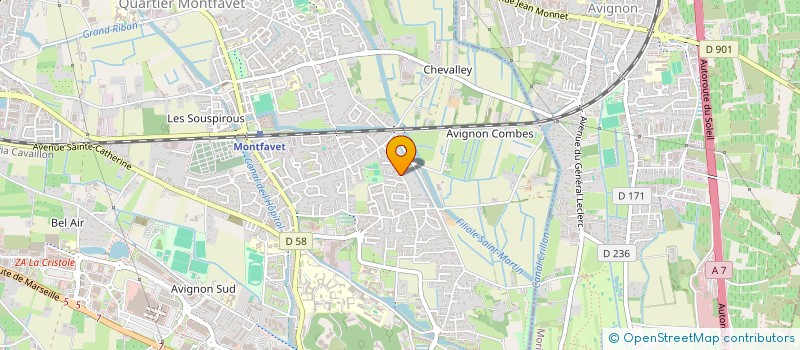 localisation de l'entreprise FONCOUVERTE  AVIGNON
