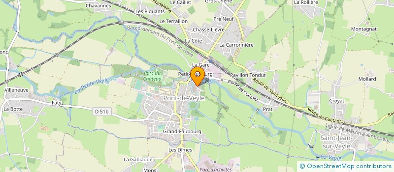 localisation de l'entreprise FONCTIONNEL CONTEMPORAIN à PONT-DE-VEYLE