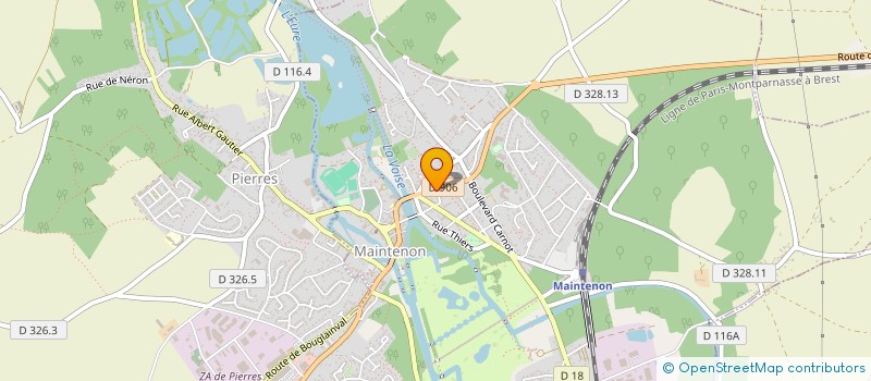 localisation de l'entreprise FONCYEL à MAINTENON