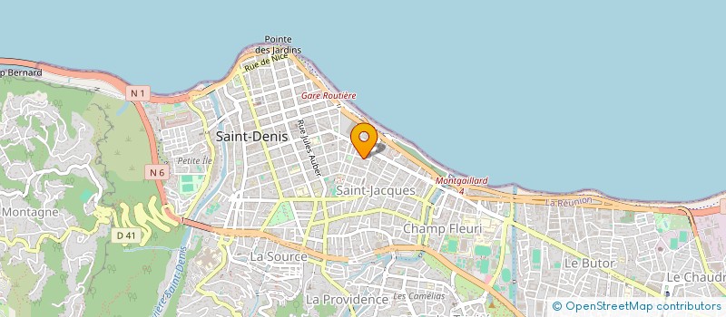 localisation de l'entreprise FOND'ACTIONS à SAINT-DENIS