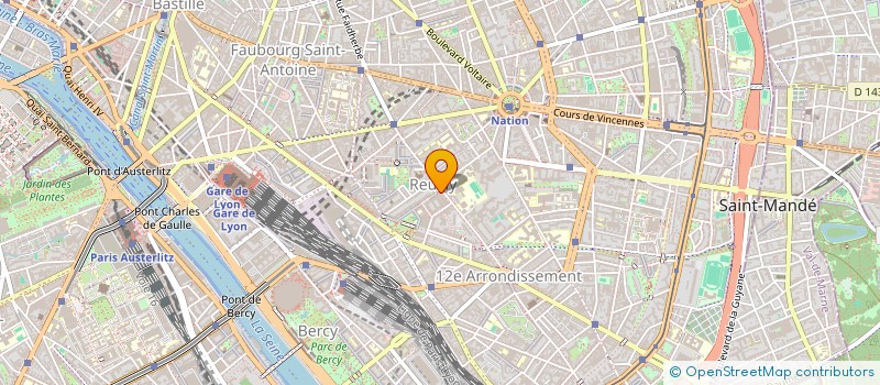 localisation de l'entreprise FOND ASSUR FORMATION CH METIERS DE PARIS  PARIS