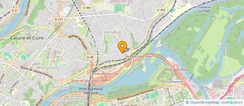 localisation de l'entreprise FOND DE DOTATION DOMINIQUE SITBON  CALUIRE-ET-CUIRE