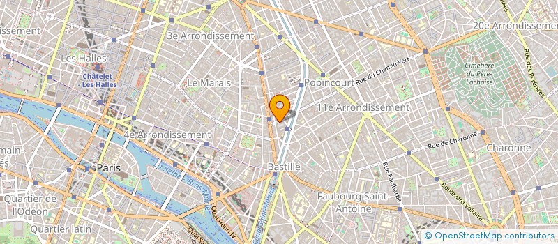 localisation de l'entreprise FOND DE DOTATION FONDS BASILIADE  PARIS