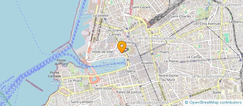 localisation de l'entreprise FOND DE DOTATION INTERNATIONAL DES CITES DES METIERS à MARSEILLE