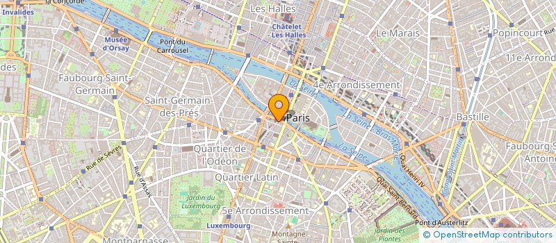 localisation de l'entreprise FOND INTER SCIENCES HUMAINES à PARIS