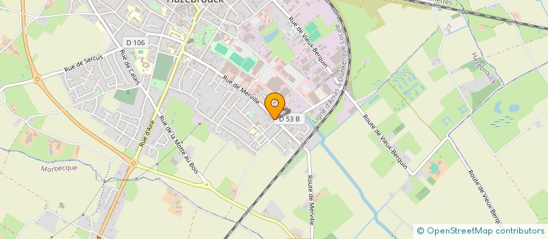 localisation de l'entreprise FOND'NORD  HAZEBROUCK