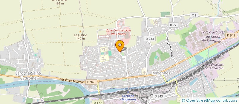 localisation de l'entreprise FOND RENAISSANCE POUR L'ECOLE MARCEL PAGNOL DE MIGENNES à MIGENNES