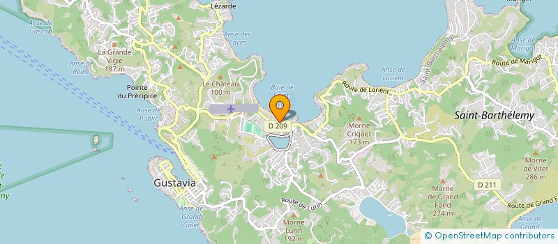 localisation de l'entreprise FOND VAVAL & LATANIER à SAINT-BARTHELEMY