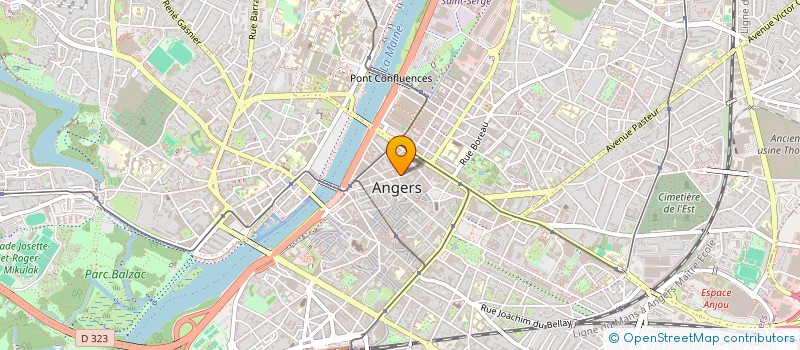 localisation de l'entreprise FOND VERT  ANGERS