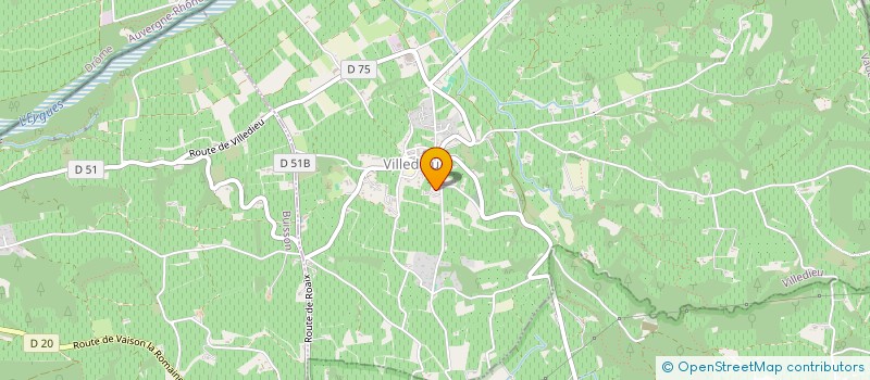 localisation de l'entreprise FONDACCI à VILLEDIEU
